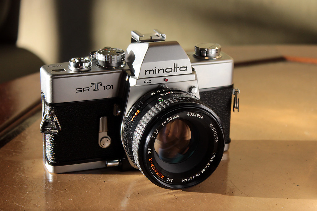 Minolta SRT101 SLR 1972 10 flea market buy. Once clean… Flickr