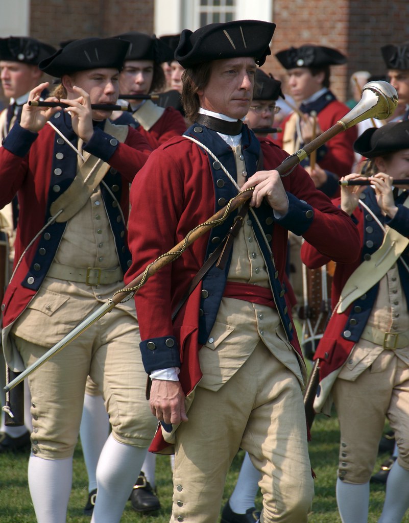 Marching Band Leader w/ Mace Independence Day "Muster on t… Flickr