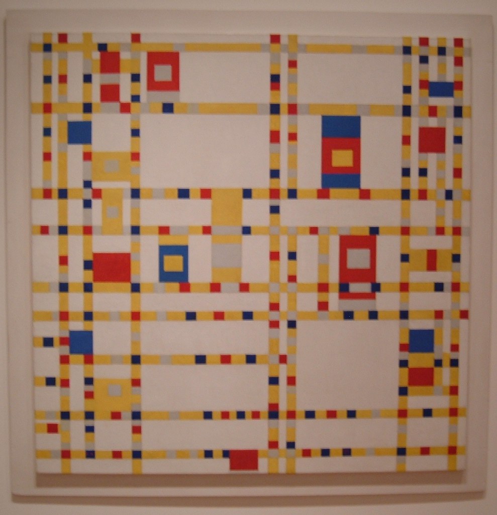 MOMA Mondrian Broadway Boogie Woogie. 194243. by Piet Mon… Flickr