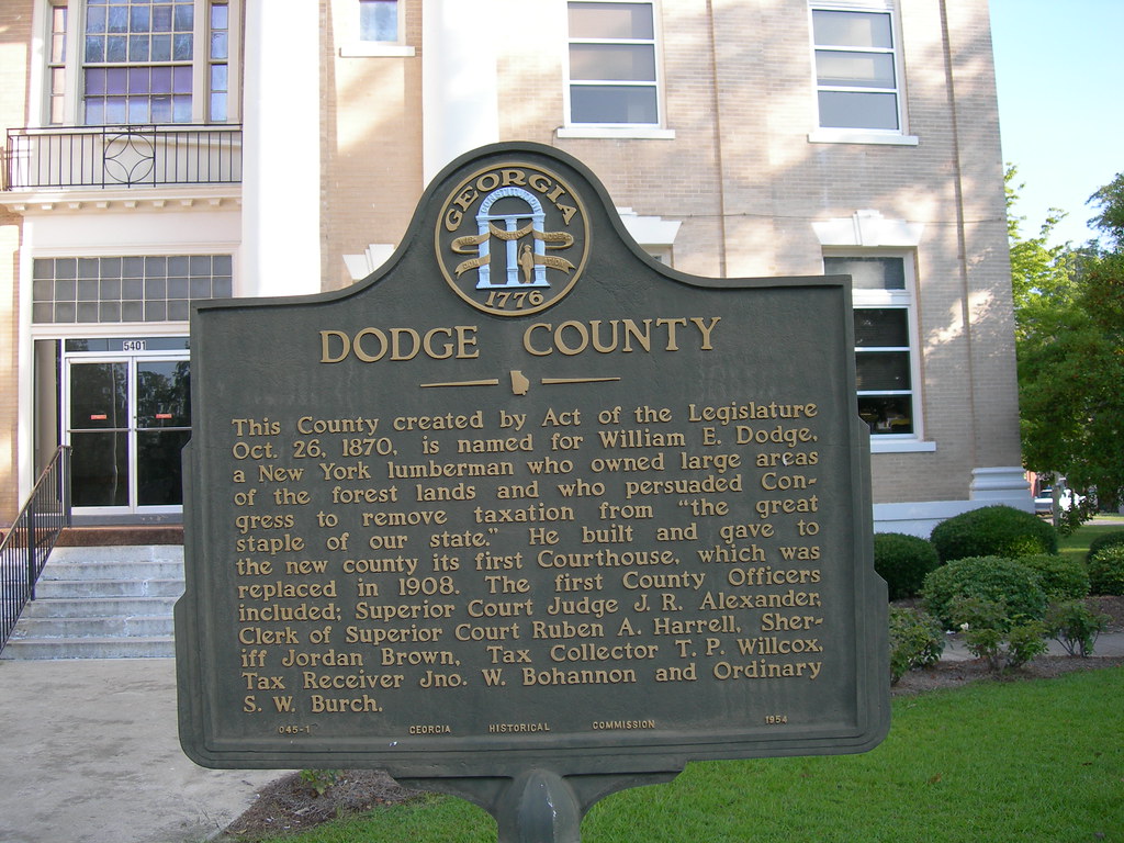 Dodge County Historic Marker Eastman, Jimmy Emerson, DVM