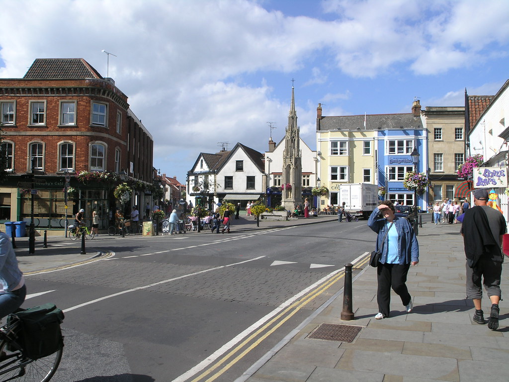 Glastonbury Town Centre Jonathan Parkes Flickr