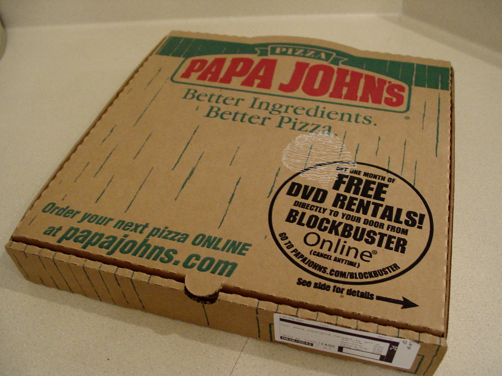 Papa John's Pizza Box Who Papa John's Location Denver, C… Flickr