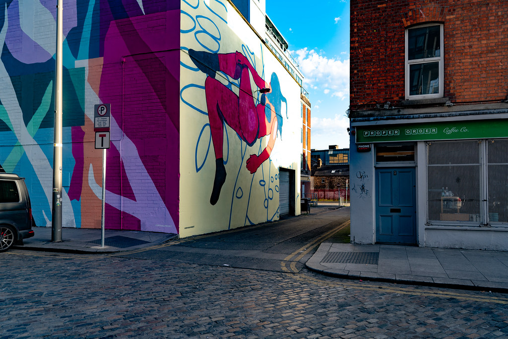 DUBLIN STREET ART IN SMITHFIELD DUBLIN