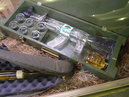 ak47 vodka bottle novelty vodka bottle in a shop in wrocla… andy