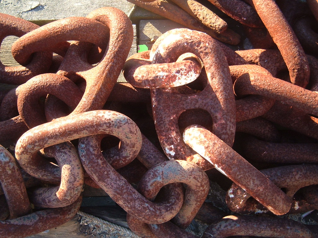 Weakest Link Ship anchor chain, Boothbay Shipyard. mountaintidetech