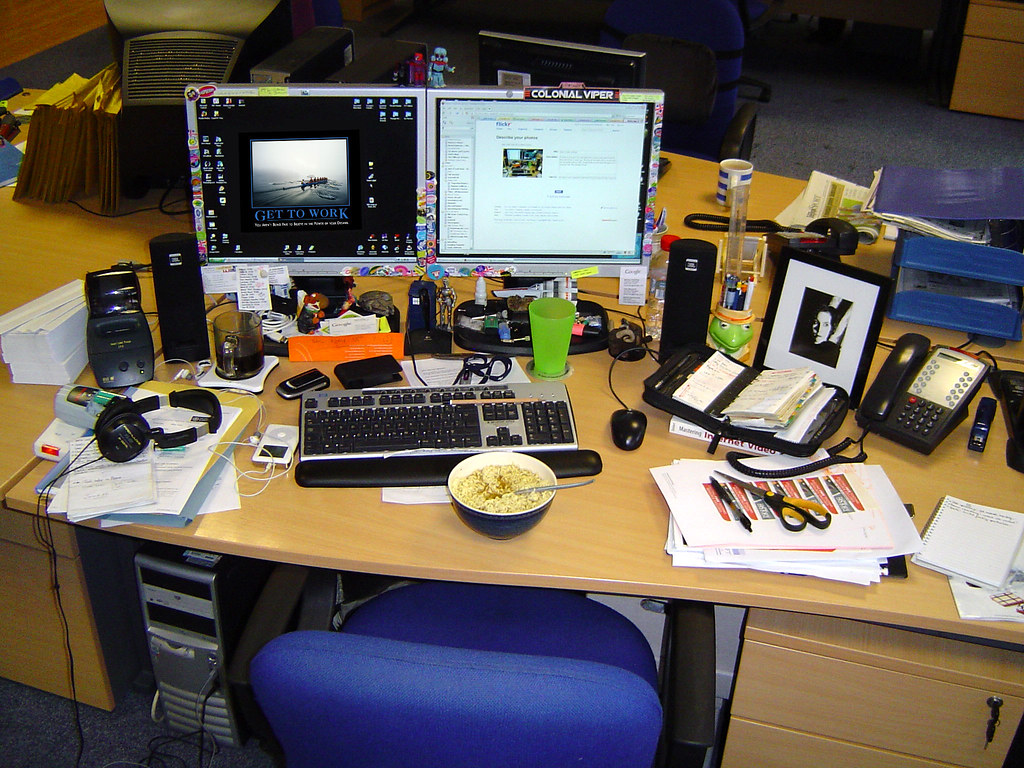 My Desk at Work I work for AND (Associated Northcliffe Dig… Flickr