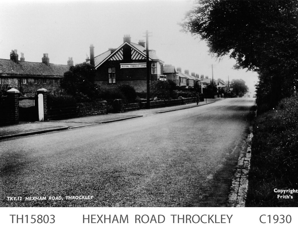 Hexham Road, Throckley West Newcastle Picture History Collection Flickr