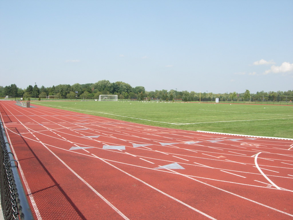 Track, field, and seagulls Our track has a soccer field in… Flickr
