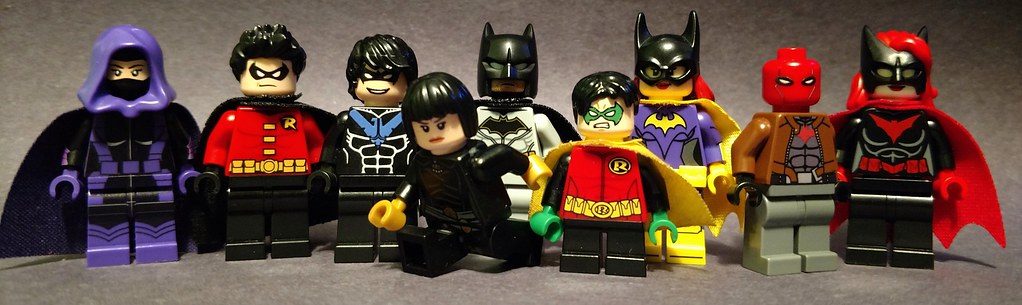 Lego Batfamily Spoiler, Red Robin, Nightwing, Orphan, Batm… Flickr