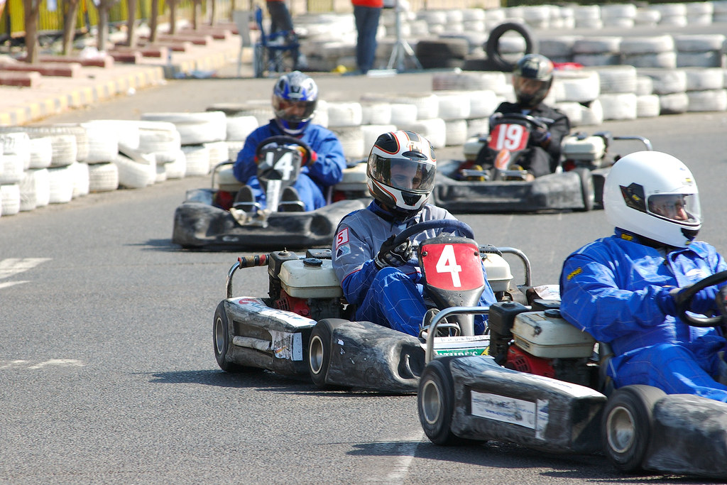 GoKart racing action 2 The Red Bull GoKart racing at the… Flickr
