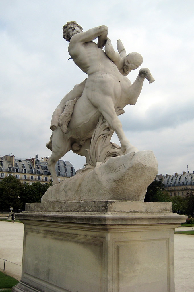 Paris Jardin Des Tuileries Rape Of Deianira Laurent Hon Flickr