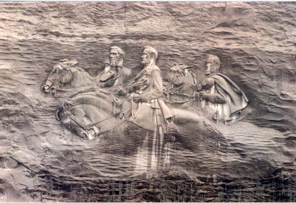 Stone Mountain, sculpture of Stonewall Jackson, Robert E L… Flickr