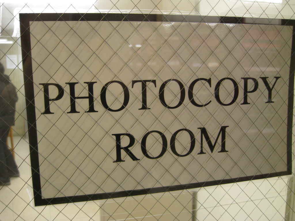 Photocopy Room Scanning Workstation Inside!!! Binghamton University