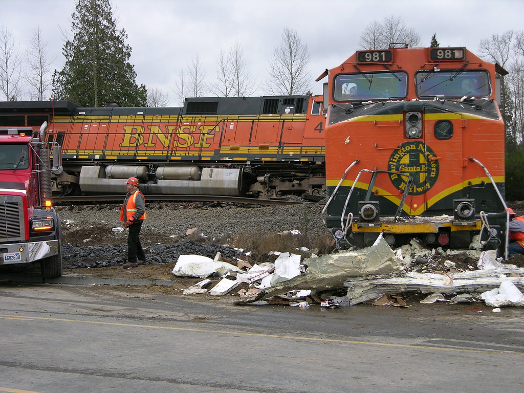 BNSF Derailment Marysville, WA, 2008 The results of what h… Flickr