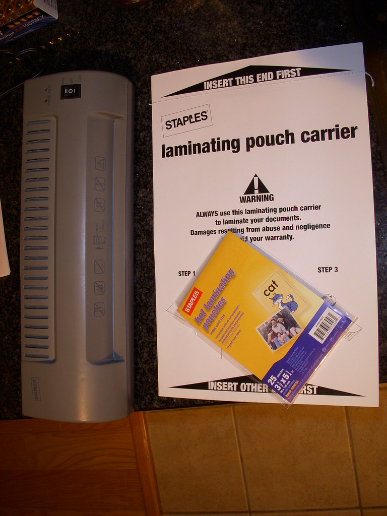 Carrier A Laminating Carrier Pouch