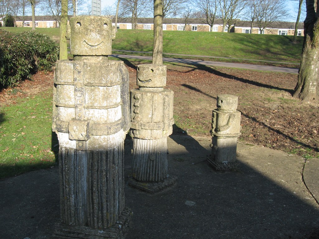 Symonds Green concrete sculptures Flickr