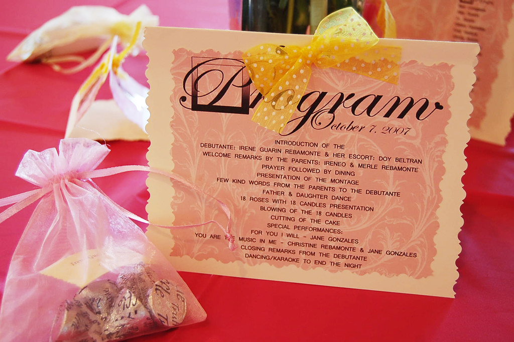 Rebamonte Debut Program Jae Valentine (That's my pimp name) Flickr