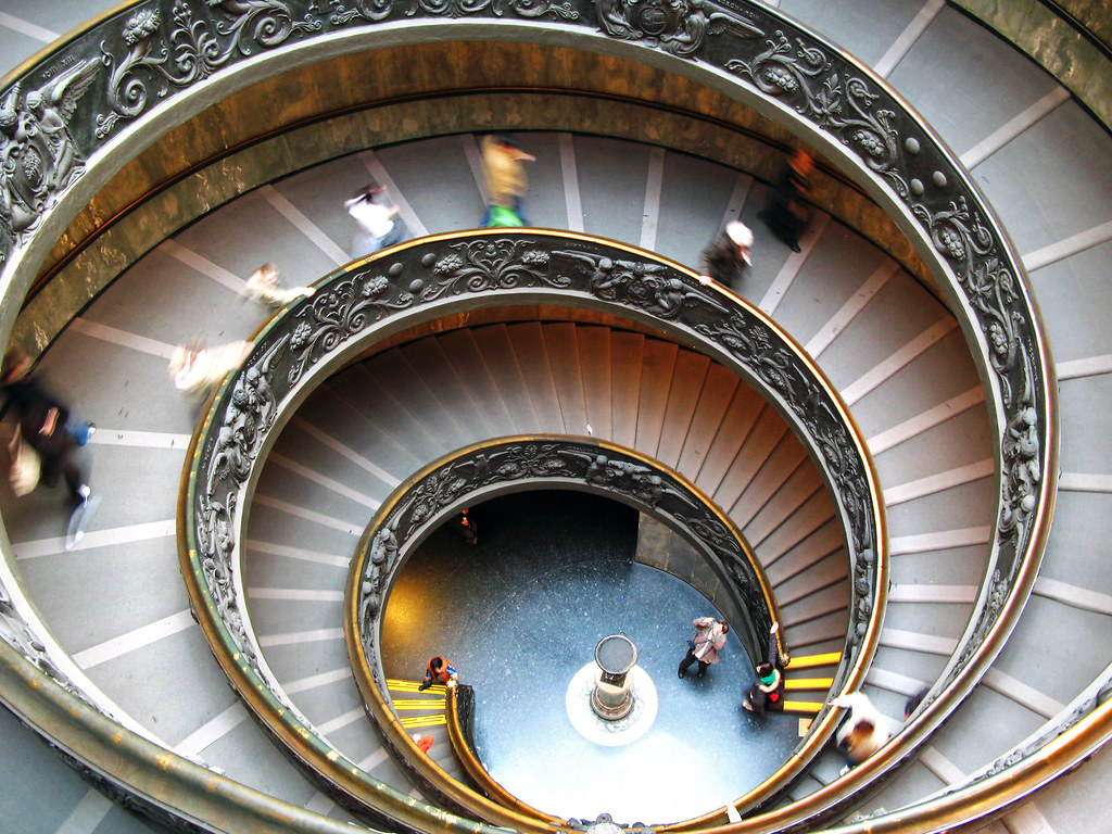 Spiral Staircase, Vatican This is possibly the most photog… Flickr