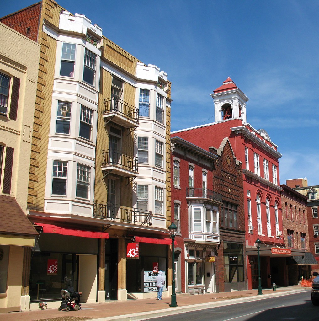 Hagerstown Buildings A representative block on one of the … Flickr