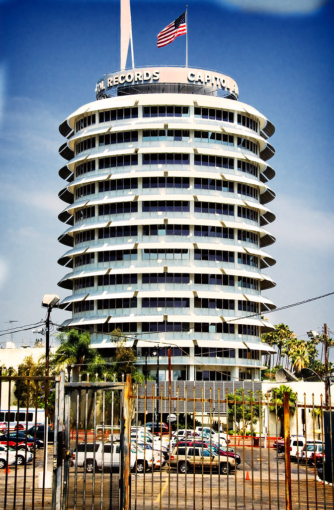 Capitol Records Tower (1956), 1750 N. Vine Street, Los Ang… Flickr