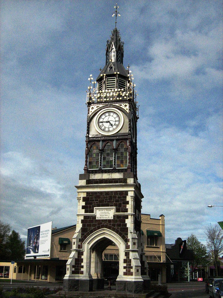 The Victoria Clock Tower, Christchurch, New Zealand Flickr