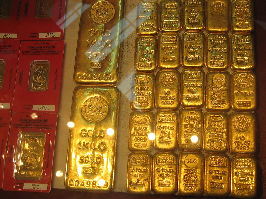 Real gold bars 1 kilo gold Sakena Flickr
