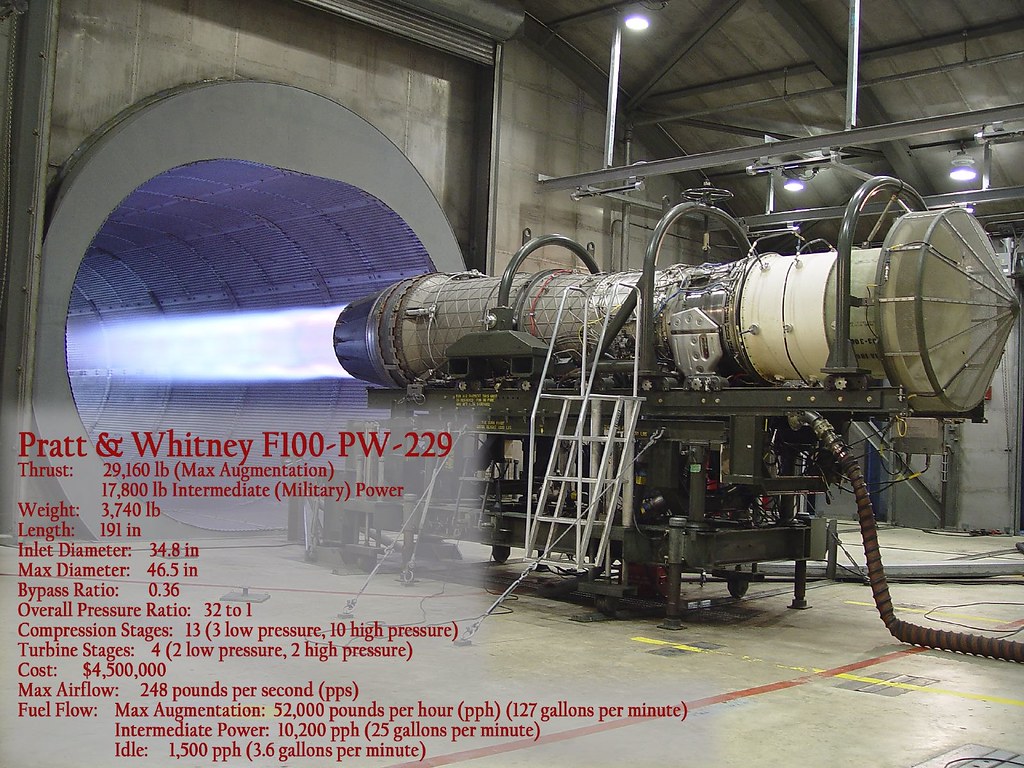 Pratt & Whitney F100-PW-229 Test | Pratt-Whitney F100-PW-229… | Flickr