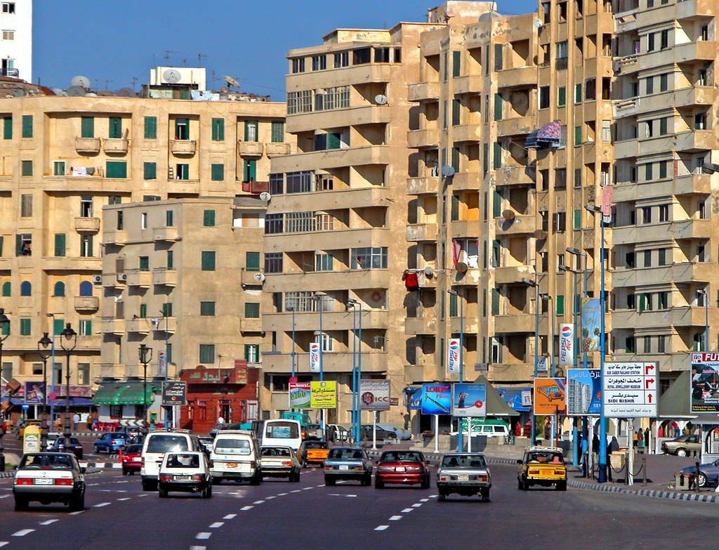 Egypt14A116 Alexandria Driving down the main street of… Flickr