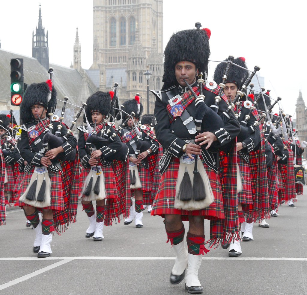 Indian Bagpipers View large A true clash of civilizations,… Flickr