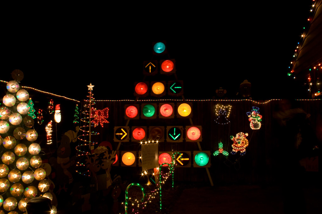 traffic light Christmas tree Adam Sowers Flickr