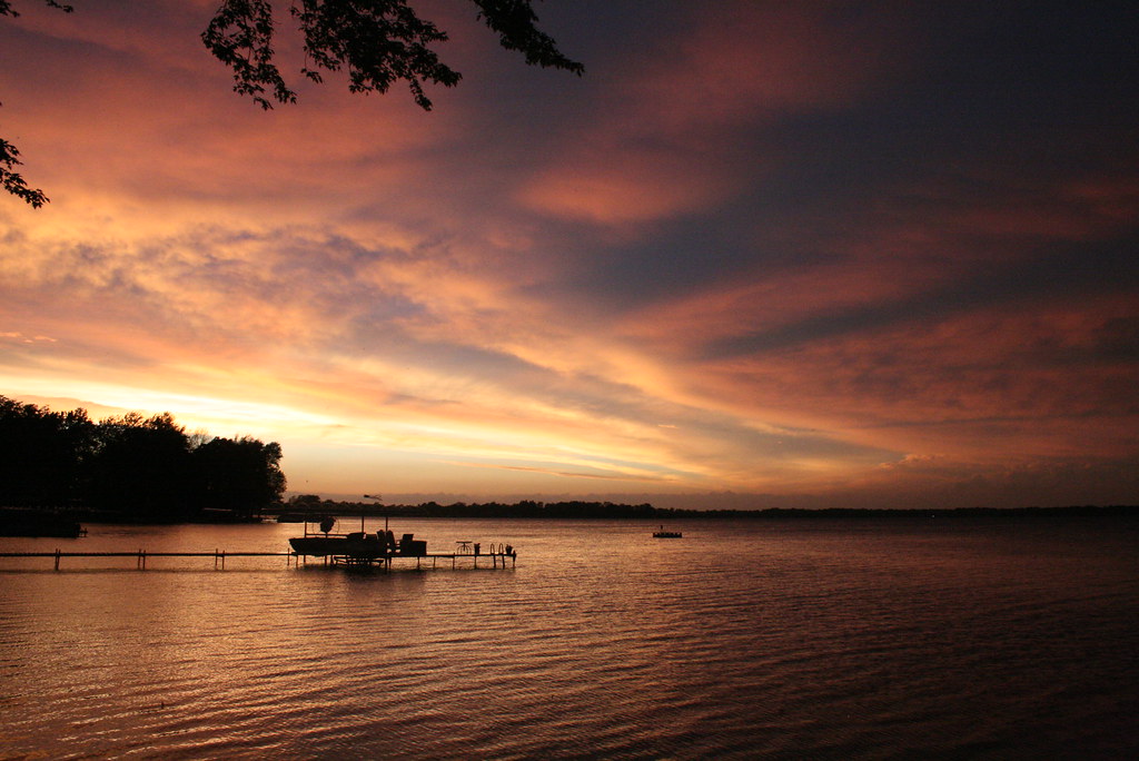 Sunset 4 Coldwater Lake Michigan funky_abstract Flickr