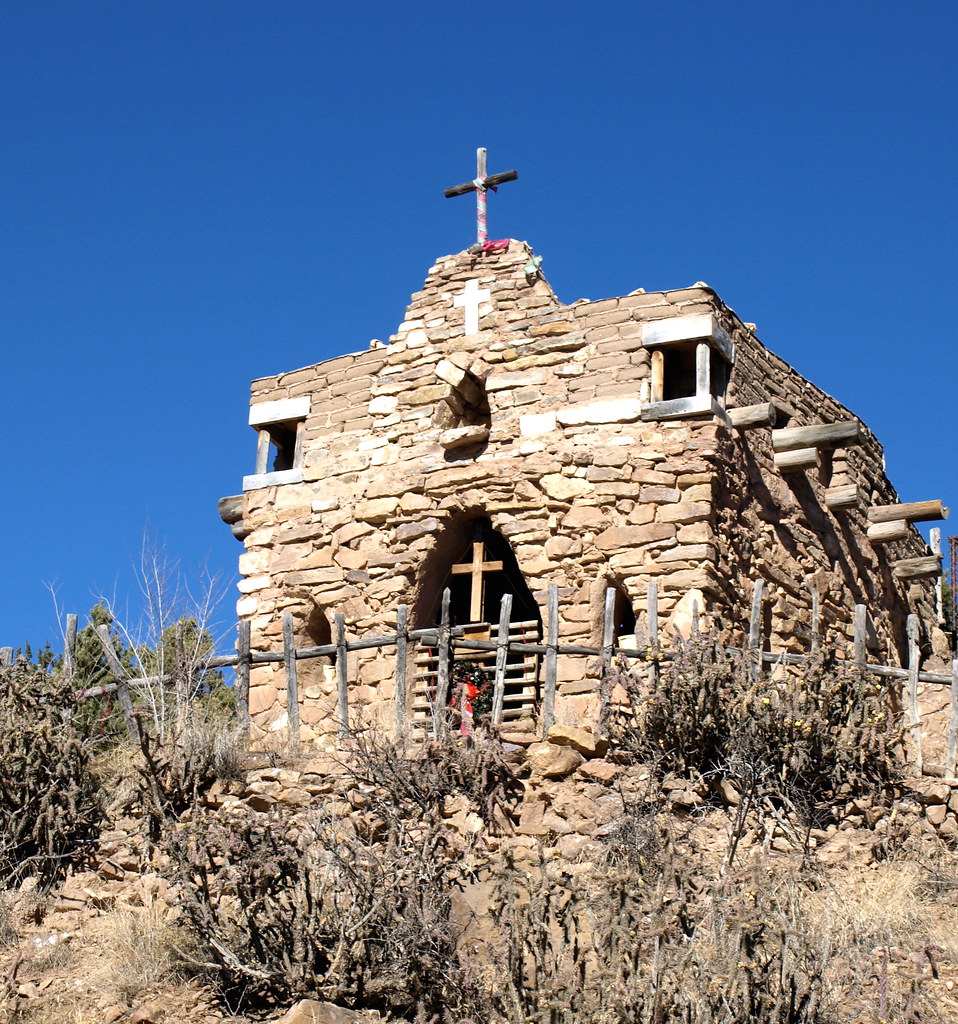 Private ChapelCerro Gordo Santa Fe, New Mexico On a hill… Flickr