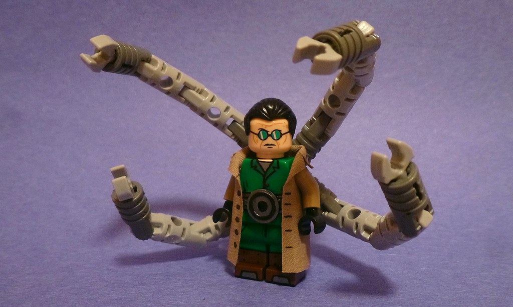 Custom Lego Doctor Octopus Otherwise known as Doc Ock. Hi… Flickr
