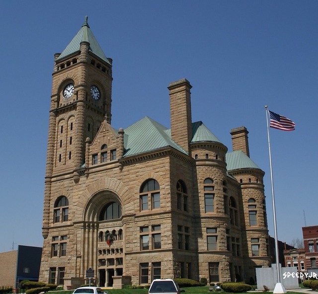 Blackford County, Indiana Courthouse (1895) (Hartford City, IN