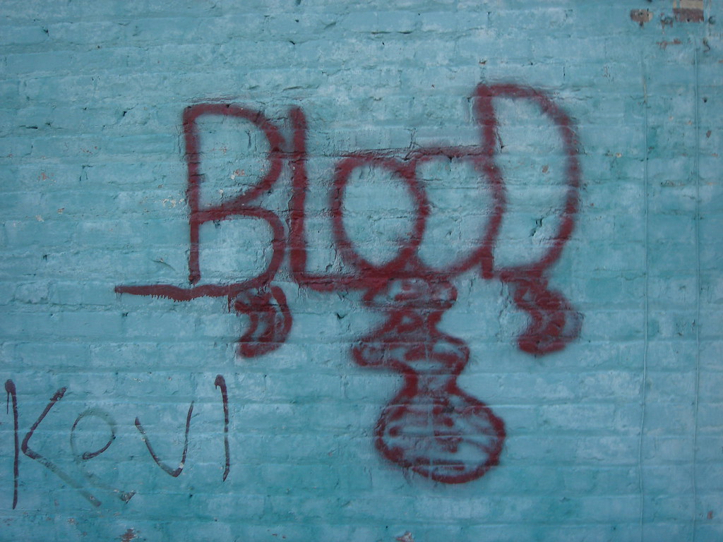blood gang graffiti anthonyturducken Flickr