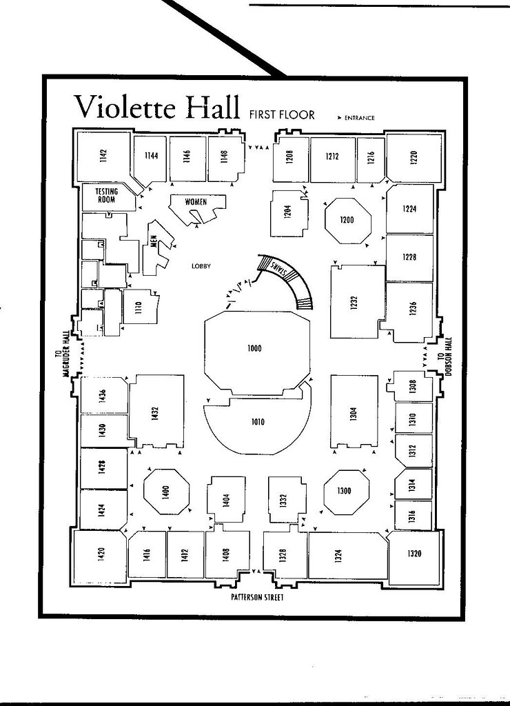 Truman State University Map First Floor of Violette Hall Received this map when I atte… Flickr
