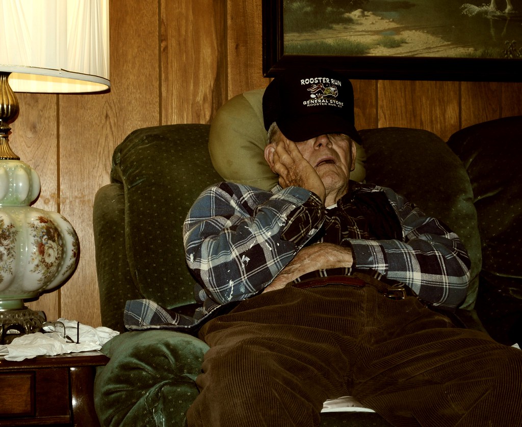 Grandpa Sleeping Hoodies.And.Sweatpants. Flickr