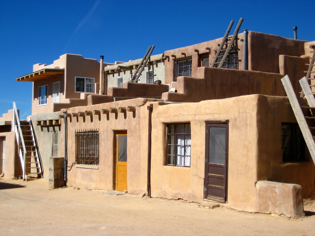 Pueblo Houses at Pueblo, New Mexico. rockcreek Flickr