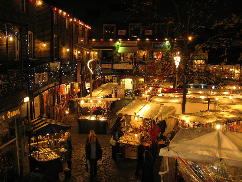 Camden Market, London UK The West Yard at night, Camden Lo… Flickr