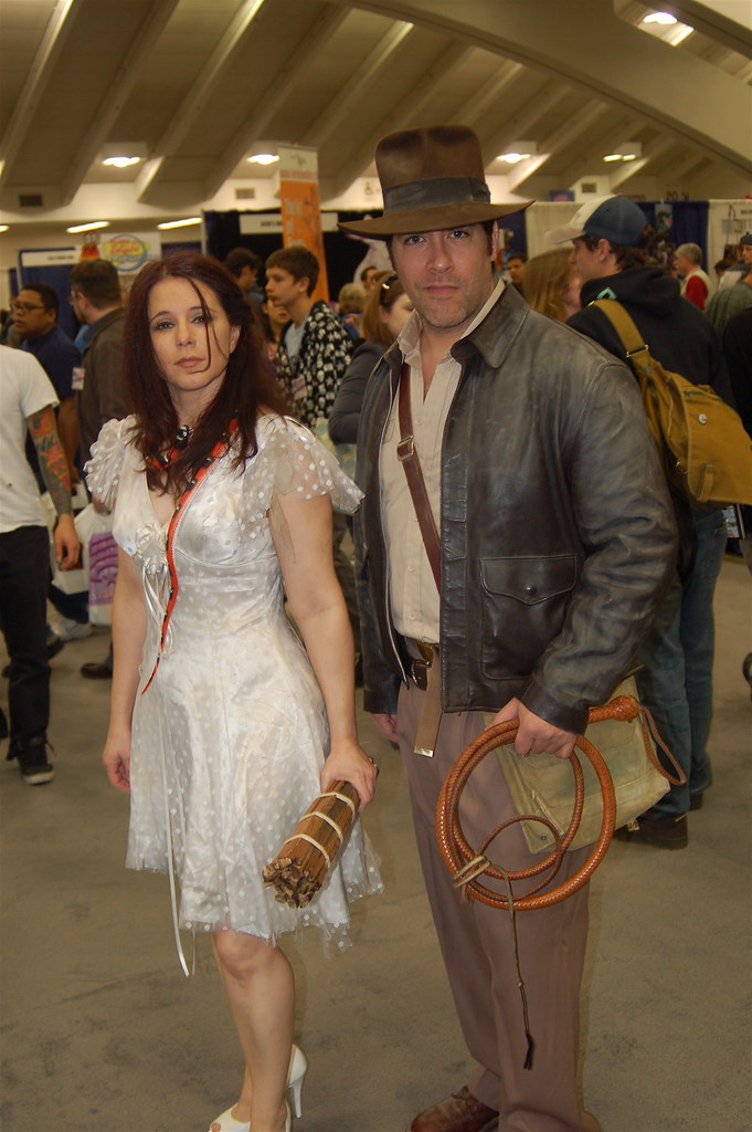 Wonder Con 2008 Marion Ravenwood and Indiana Jones Flickr