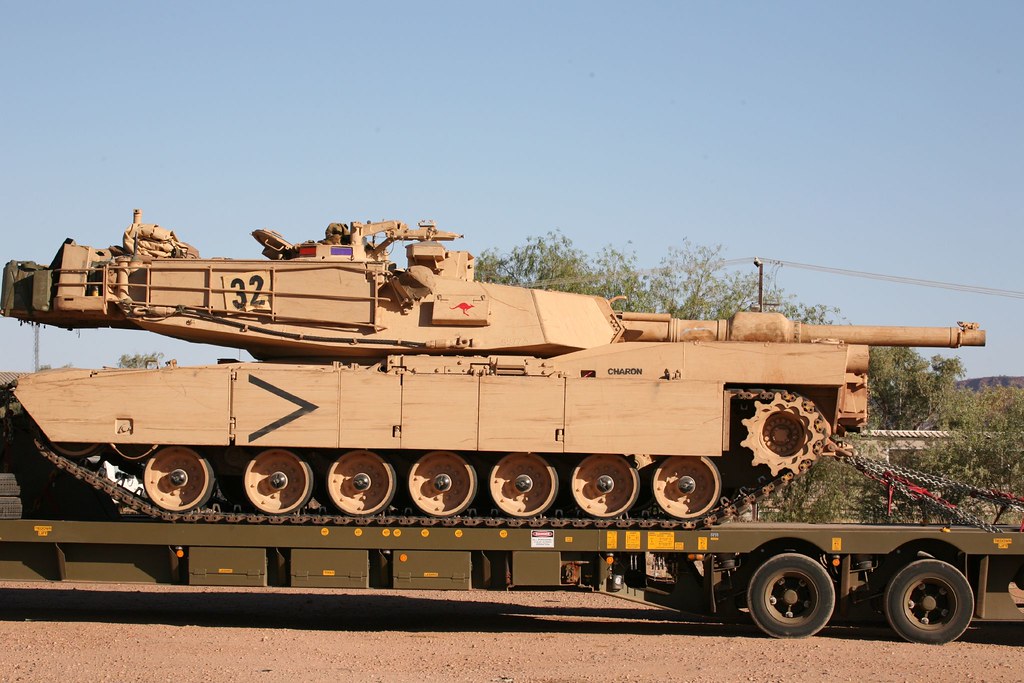 Abrams M1A1 Main Battle Tank, Australian Army, transported… Flickr