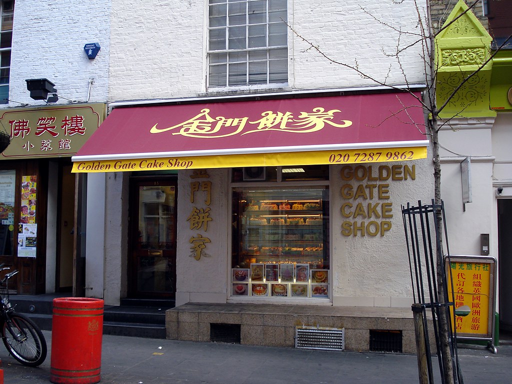 Golden Gate Cake Shop, Macclesfield Street, London W1 Flickr