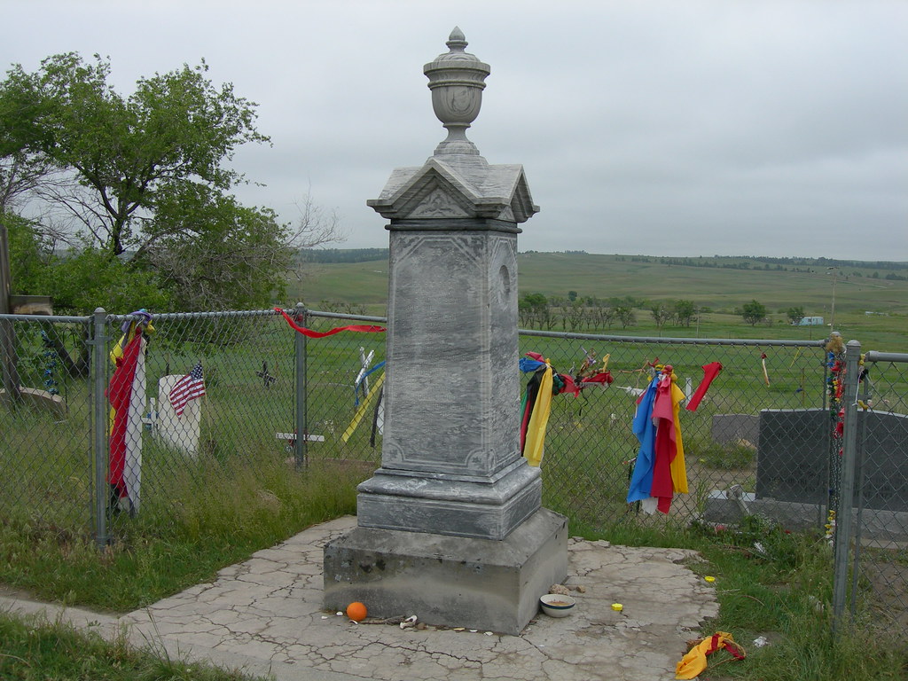 Wounded Knee Mass Grave Stone Wounded Knee, South Dakota T… Flickr