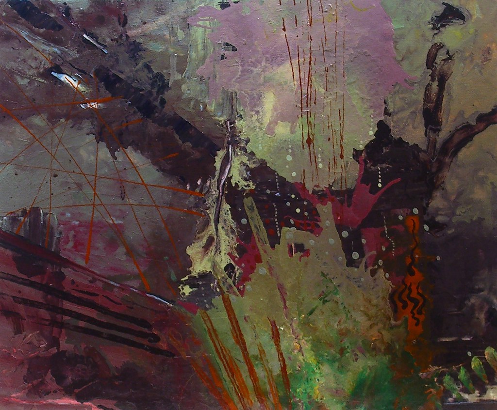 Abstract Painting Dark Flickr