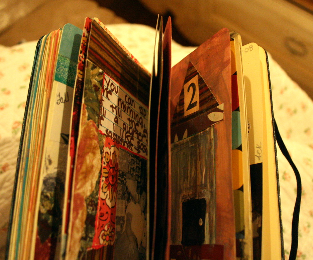 moleskine collage journal artjunkgirl Flickr
