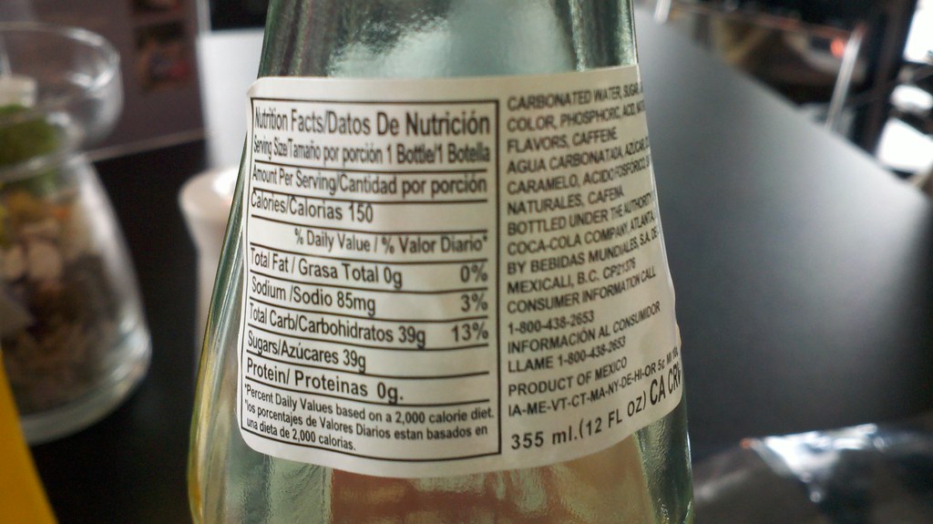 More mexican coke. This time I checked the Nutrition Facts… Flickr