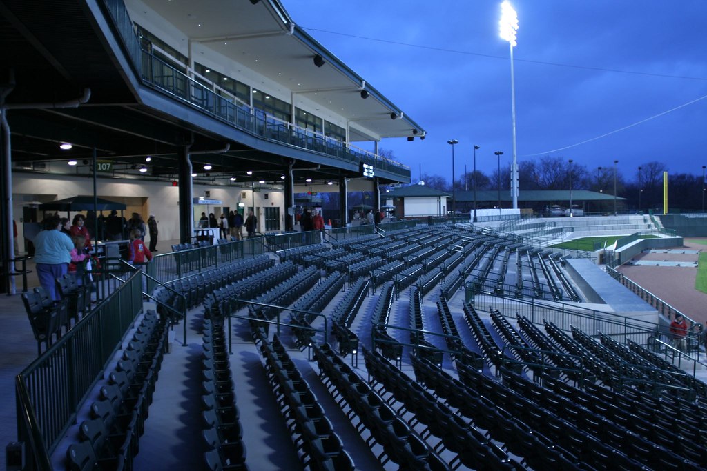 Dow_Diamond_013 Stadium seating at Dow Diamond, Midland, M… Flickr