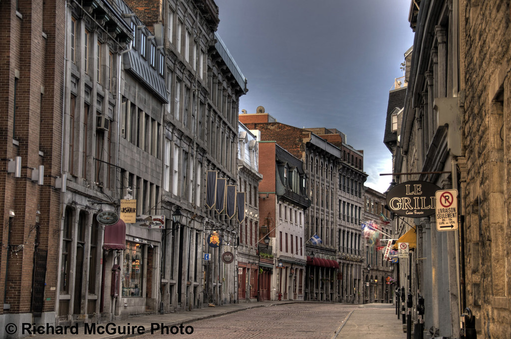 Rue SaintPaul, Old Montreal, early morning Rue SaintPaul… Flickr