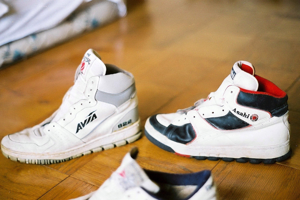 classic Avia 822 and Asahi basketball shoes Photos taken w… Flickr