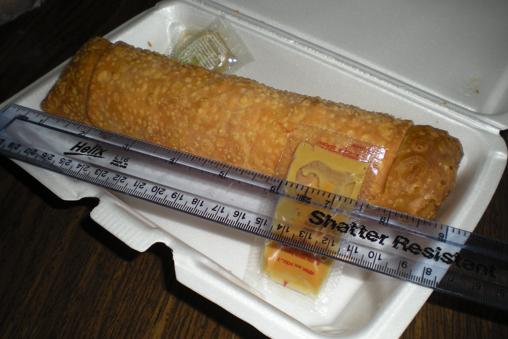 Beijing Burrito This a 9" egg roll from a local Chinese re… Flickr